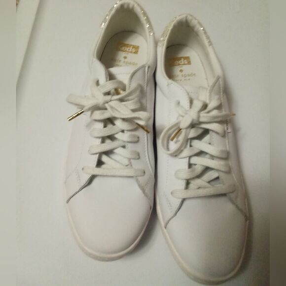 Keds and Kate spade collaboration sneakers white size 9 - Picture 1 of 11